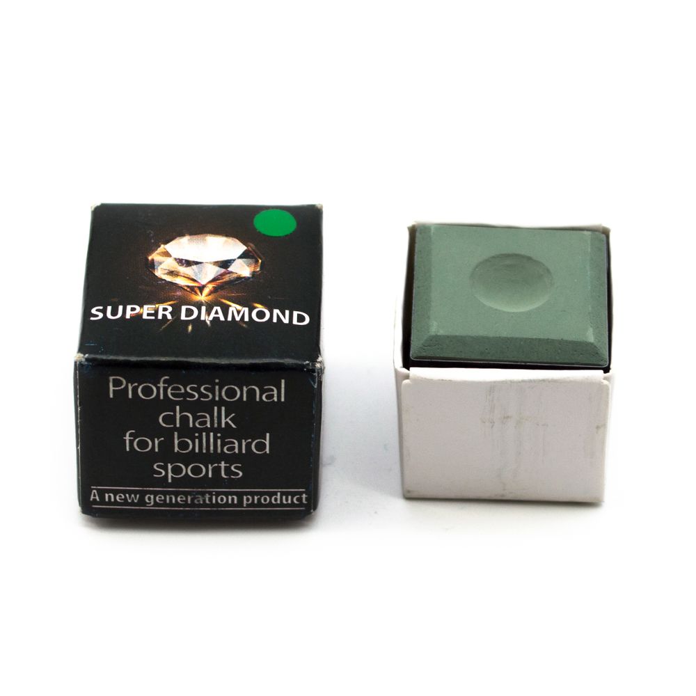 Мел "Super Diamond Grey" (зеленый) черная коробка