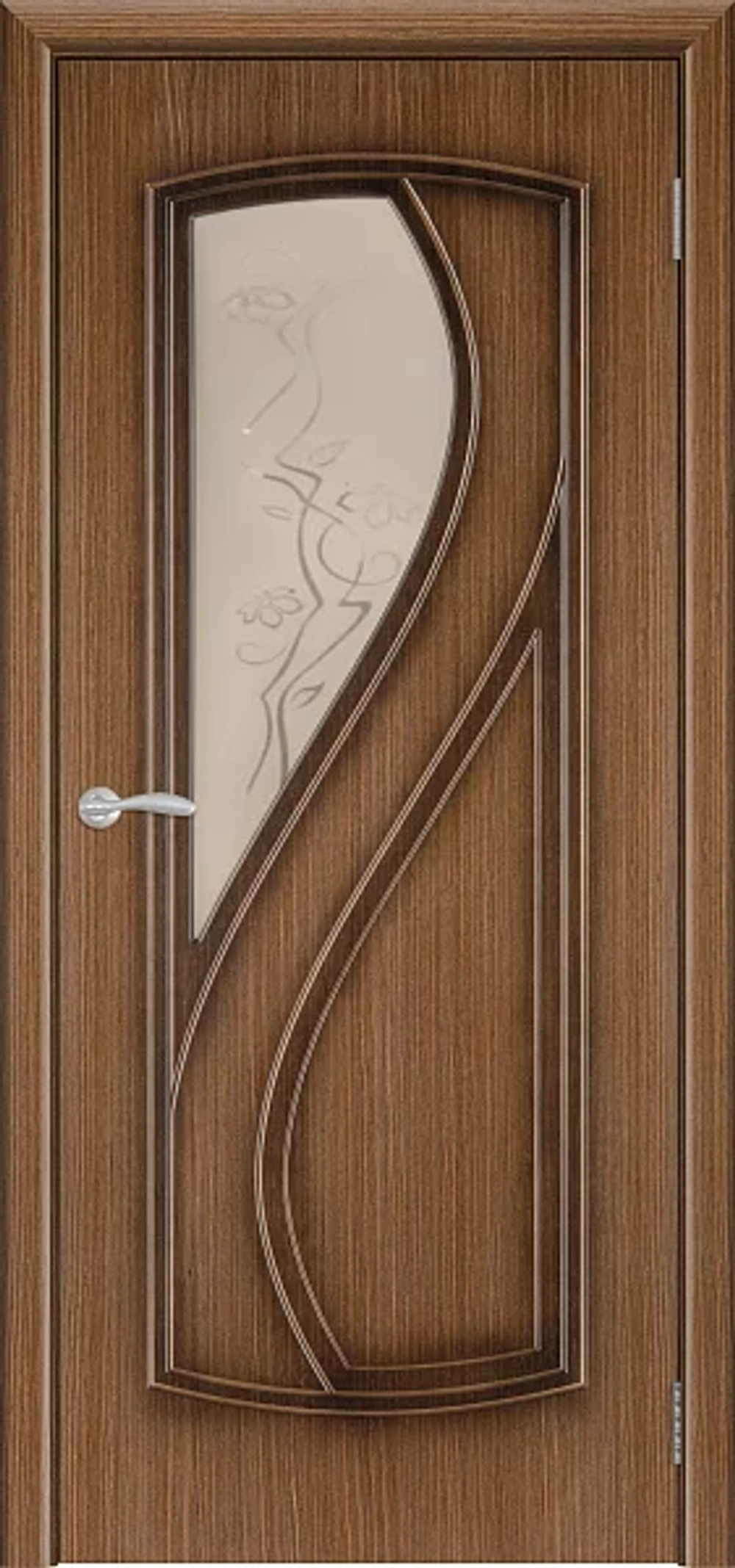 Леди — Орех, 2000х800, Стеклянная (ДО)