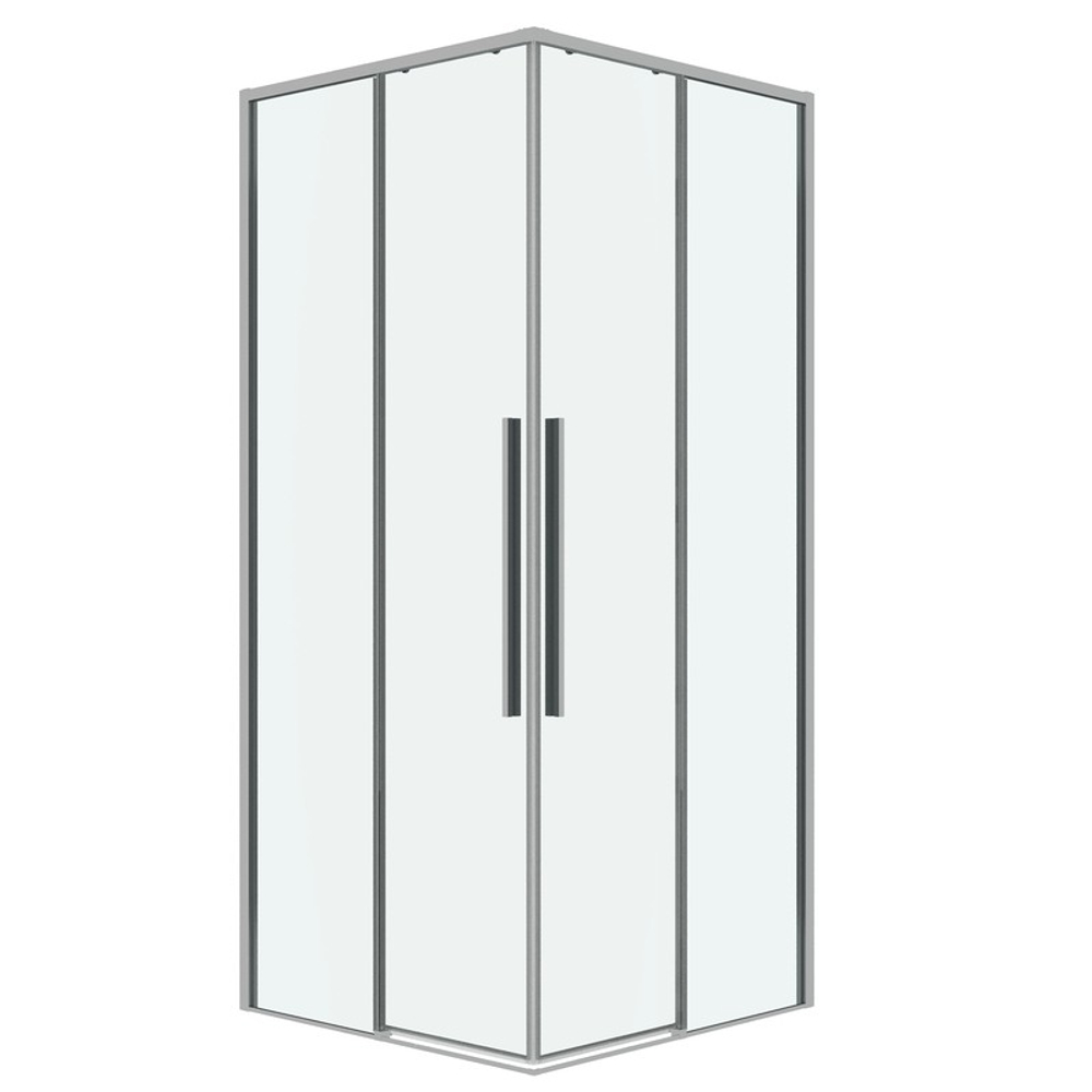 Душевое ограждение Grossman Galaxy 300.K33.01.8080.10.00 (80х80х195) квадрат,раздвижная,хром,стекло прозрачное, 1 место