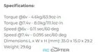 Сервопривод Savox SV-1250MG (4.6-8.0 кг/см, 0.11-0.095 сек/60°, 29.6 г)