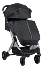 Коляска детская прогулочная Farfello Comfy Go (Dark grey/colorful (черная) CG-18)