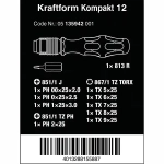 Набор бит Kraftform Kompakt 12 WERA 05135942001