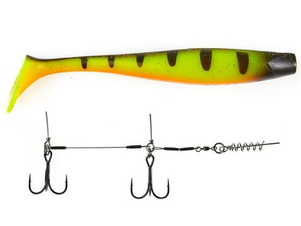 Виброхвосты LJ 3D Series GIANT KUBIRA SWIM SHAD 10,3in (26,00)/PG14 1шт.+Stinger XL