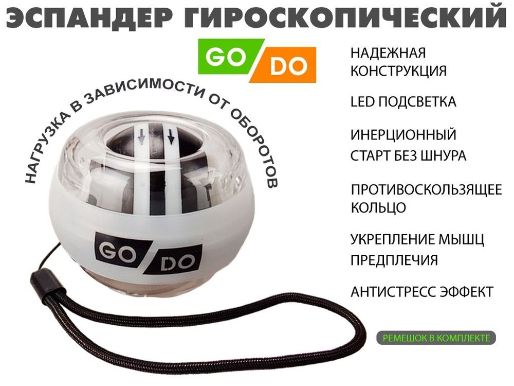 Кистевой эспандер чёрный OSP-25-Ч+П