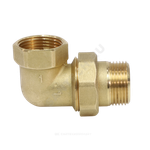 Соединитель латунь американка Ду 25 (1") угловой ВР/НР VALFEX VF.098.L.100