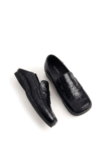 loafer croco noir