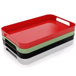 Поднос для сервировки 51x33см Trebonn Serveware зеленый