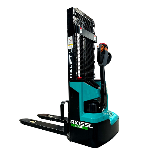 Штабелер самоходный OXLIFT AX155L Li-ion (г/п 1,55 т, h=3,6 м, АкБ 24В/100 А-ч, ЗУ)