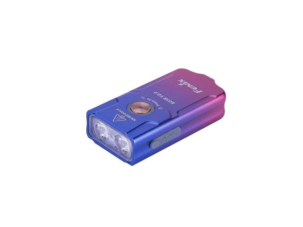 Фонарь-брелок Fenix E03R V2.0 голубой
