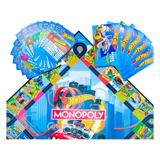 Настольная игра Монополия. Hot Wheels — компоненты
