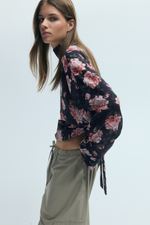Блуза со шнуровкой — прямой крой - H&M
