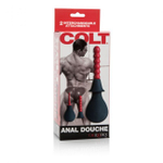 Анальный душ COLT® Anal Douche рифлёный черный (Цвет: черный с красным)