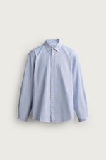 РУБАШКА REGULAR FIT ФАКТУРЫ ОКСФОРД — ZARA