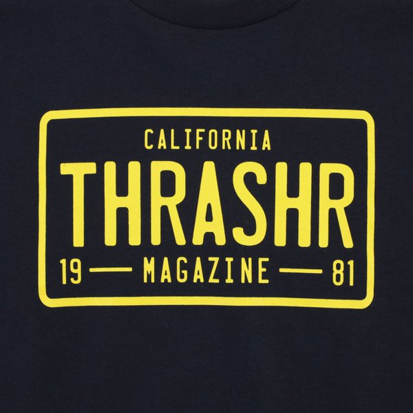 Футболка Thrasher License Plate (black) артикул: - купить в магазине Дайс
