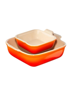 Le Creuset Набор квадратных форм 20+13 см для выпечки на огне. 79094000900080