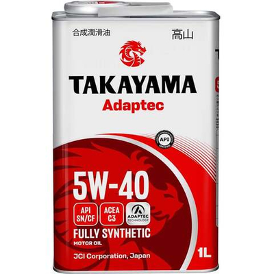 Масло моторное Takayama Adaptec 5W-40 C3 SN/CF 1л (металл) Takayama 6056069