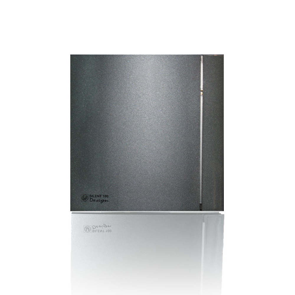 Накладной вентилятор Soler & Palau SILENT 100 CHZ DESIGN GREY (датчик влажности)