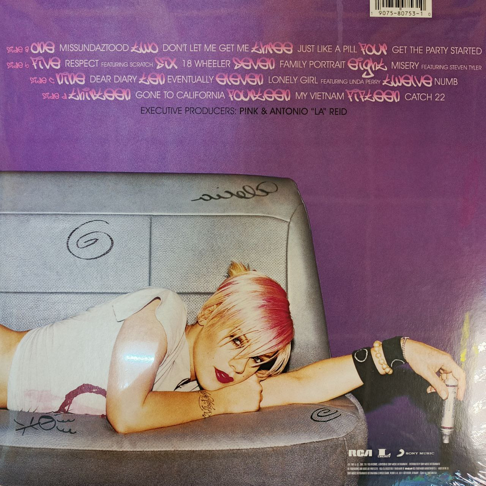 P!NK ‎– M!ssundaztood 2LP (Европа 2018г.)