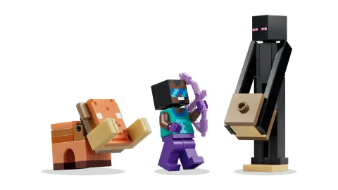 Конструктор LEGO Minecraft 21584 Nether & End Portal Journey