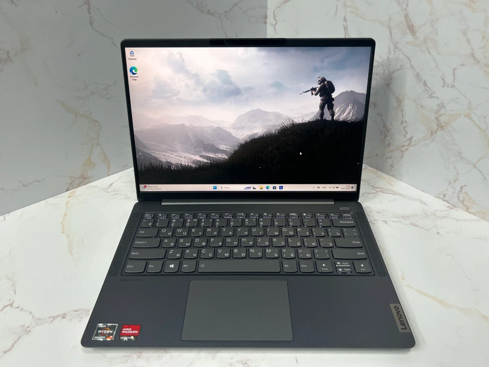 Ноутбук Lenovo IdeaPad 5 Pro 14ACN6 (82L7000TRK) 14"/AMD Ryzen 7 5800U/RAM 16GB/SSD 1024GB/Radeon Graphics/2880*1800/IPS 90Hz/DOS/Подсветка кл-ры: LED/Серый. Состояние: B1