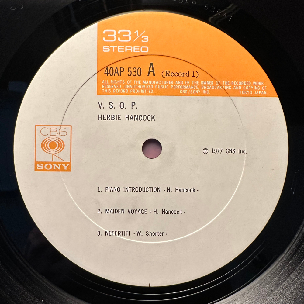 Herbie Hancock - V.S.O.P. 2LP (Япония 1977г.)