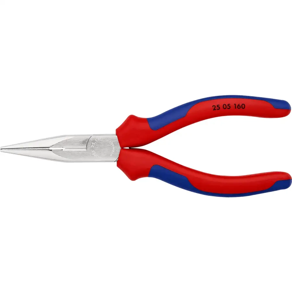 Длинногубцы хромированные 160 мм Knipex 25 05 160