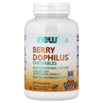 NOW Foods, Kids, Berry Dophilus™, 120 жевательных таблеток