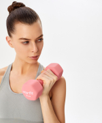 Гантель неопреновая STARFIT DB-201 3 кг, коралловый