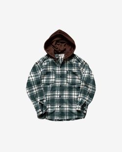 Рубашка Клетка Brownhood Зелено-Белая