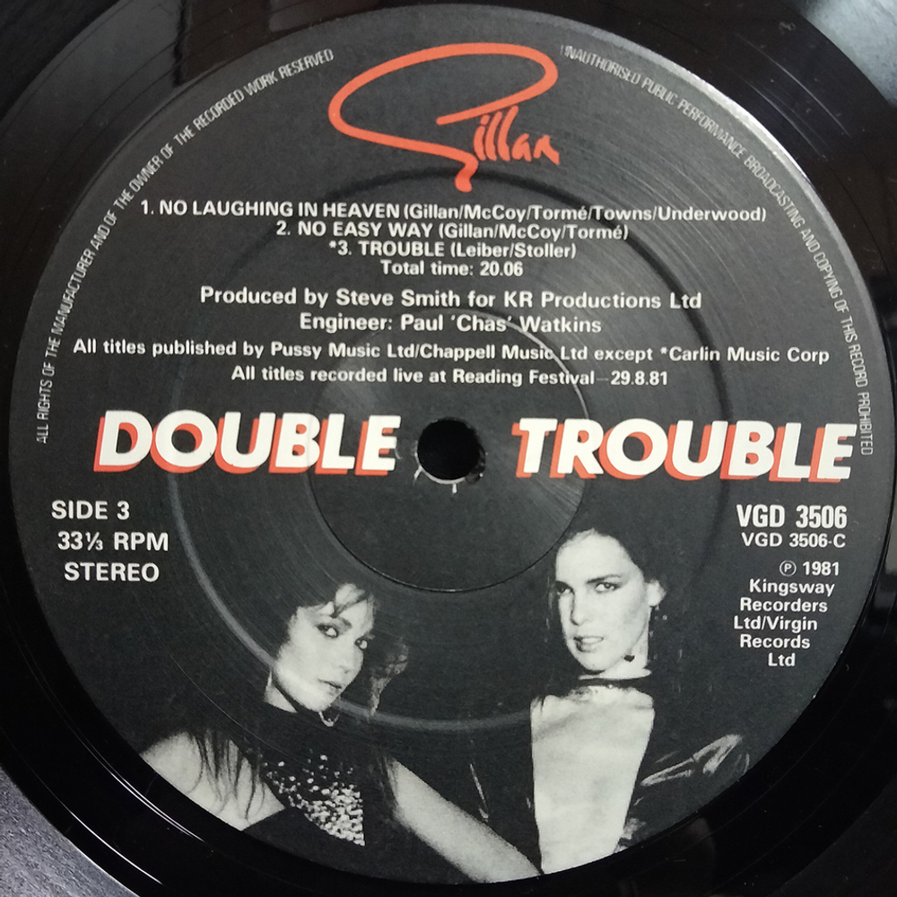Gillan / Double Trouble (2LP)