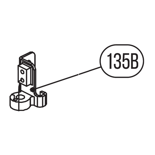 Купить Запчасть №135B для HGSR. Направляющая предохранительного кронштейна