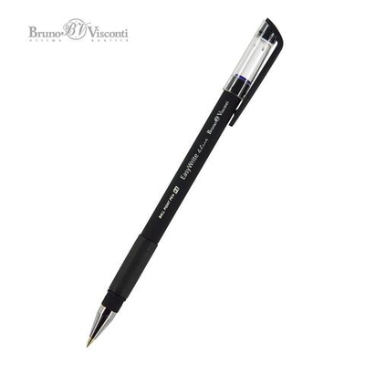 Ручка шариковая 0.5 мм, синяя "ЕasyWrite. BLACK" (Bruno Visconti)