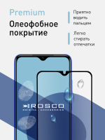 Защитное стекло ROSCO для Xiaomi Redmi 9;Poco M3 оптом (арт. XM-R9-FSP-GLASS-BLACK)