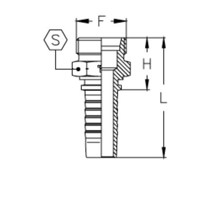 Фитинг DN 12 DKO-S (Ш) 22x1.5 14
