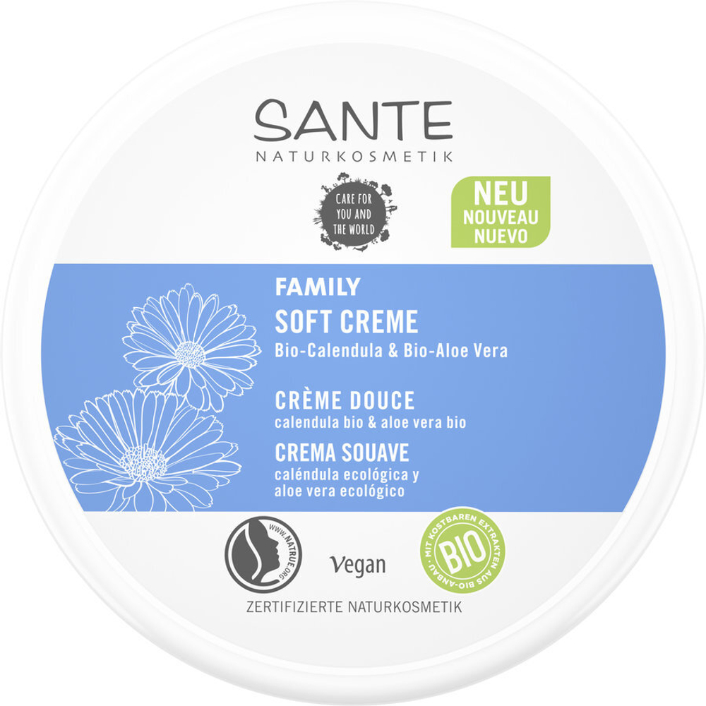 Крем Soft Cream с календулой и алоэ Sante, 150 мл