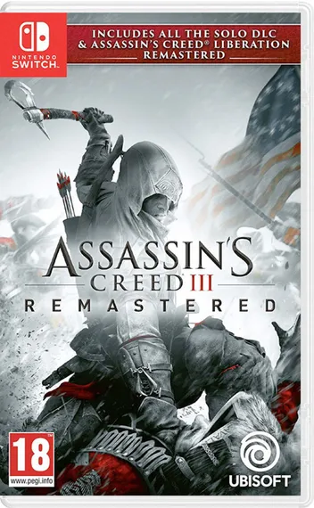 NSW Assassin's Creed III Remastered / Обновленная версия (Б/У, Полностью на русском языке)