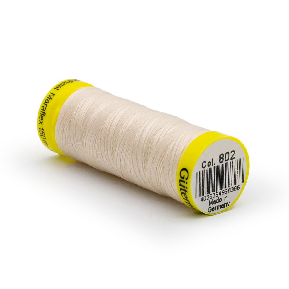 Нитки для трикотажа Gutermann Maraflex 120 (150 метров), 5 кат. | _802 молочно-бежевый