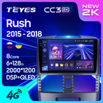 Teyes CC3 2K 9"для Toyota Rush 2015-2018 (прав)