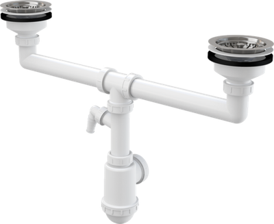 Сифон для мойки AlcaPlast A453P