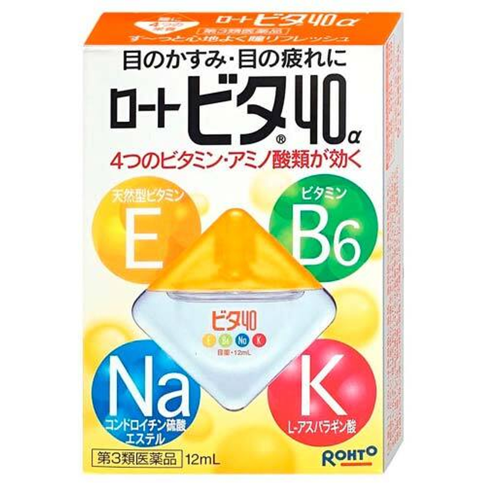 Капли для глаз витаминизированные Rohto Vita 40