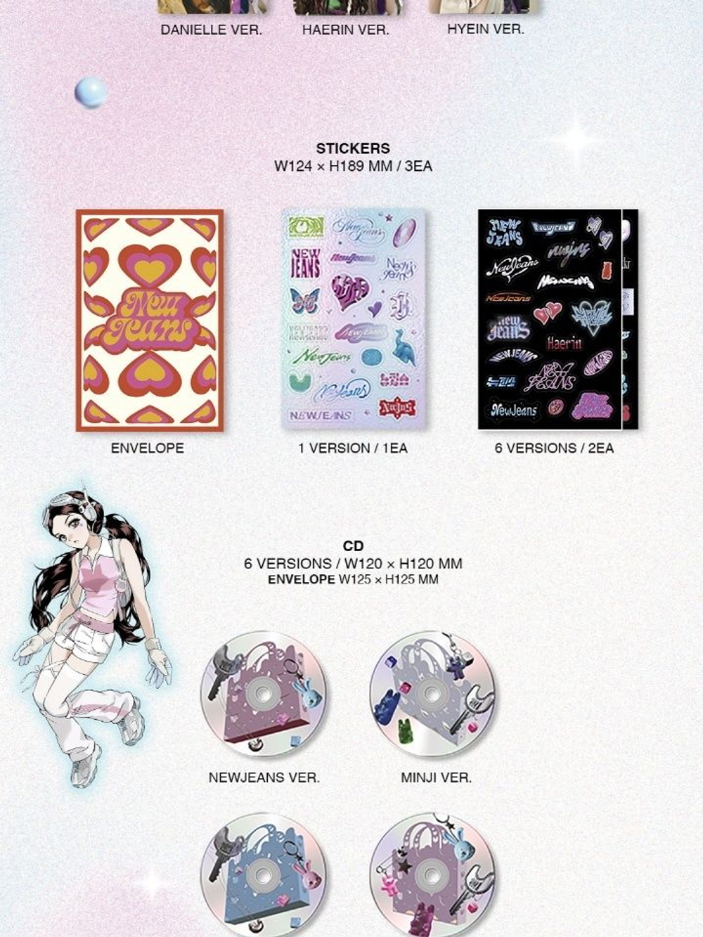 Альбом NEWJEANS - GET UP 2nd EP BUNNY BEACH BAG RANDOM