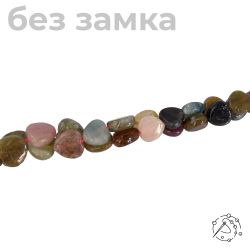 Нить бусин из турмалина