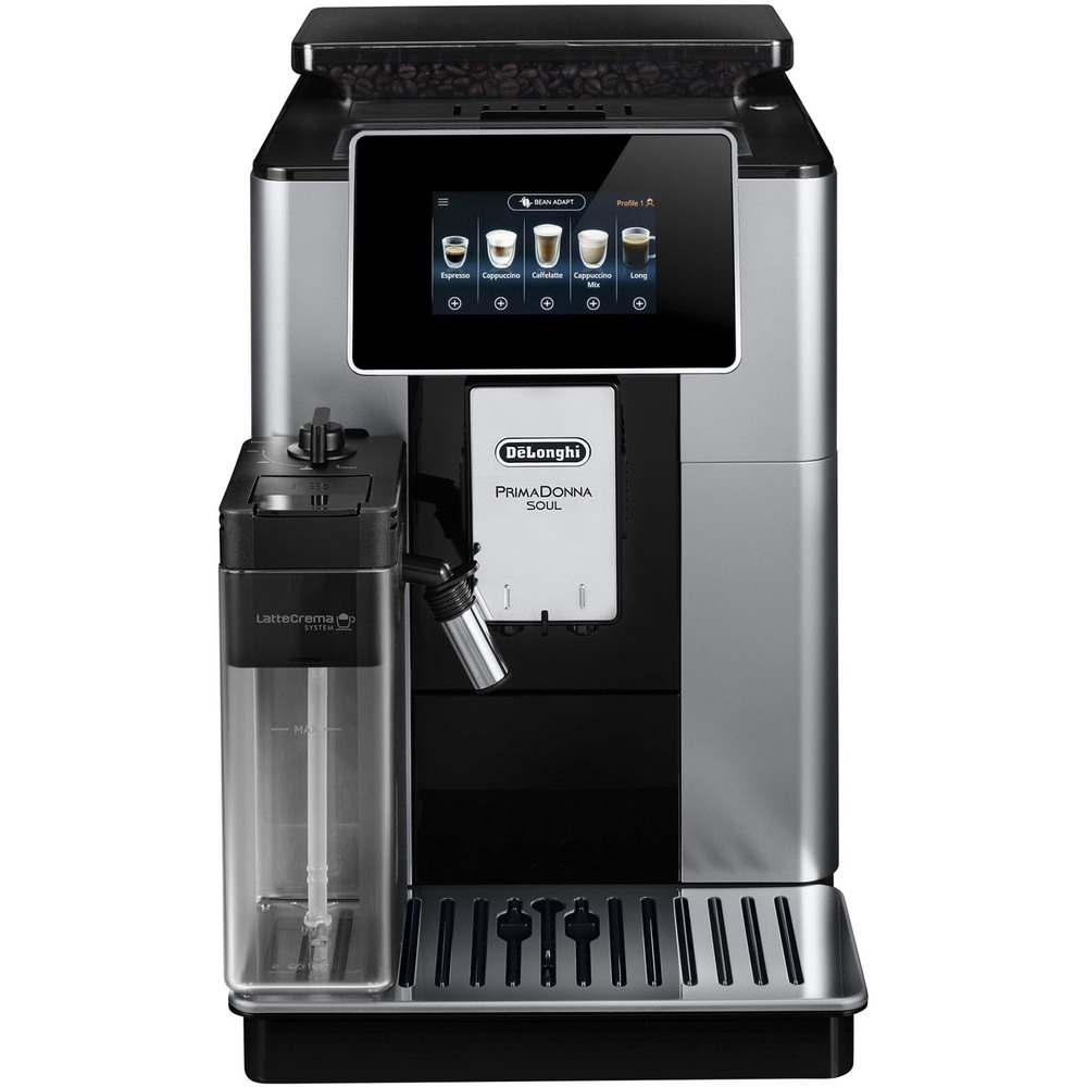 Кофемашина Delonghi ECAM610.55.SB 1450Вт черный/серебристый