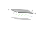 Светильник LED ДВО HIGHTECH 50 595х595х40 CRI80 5000 opal-sand IP54 CSVT