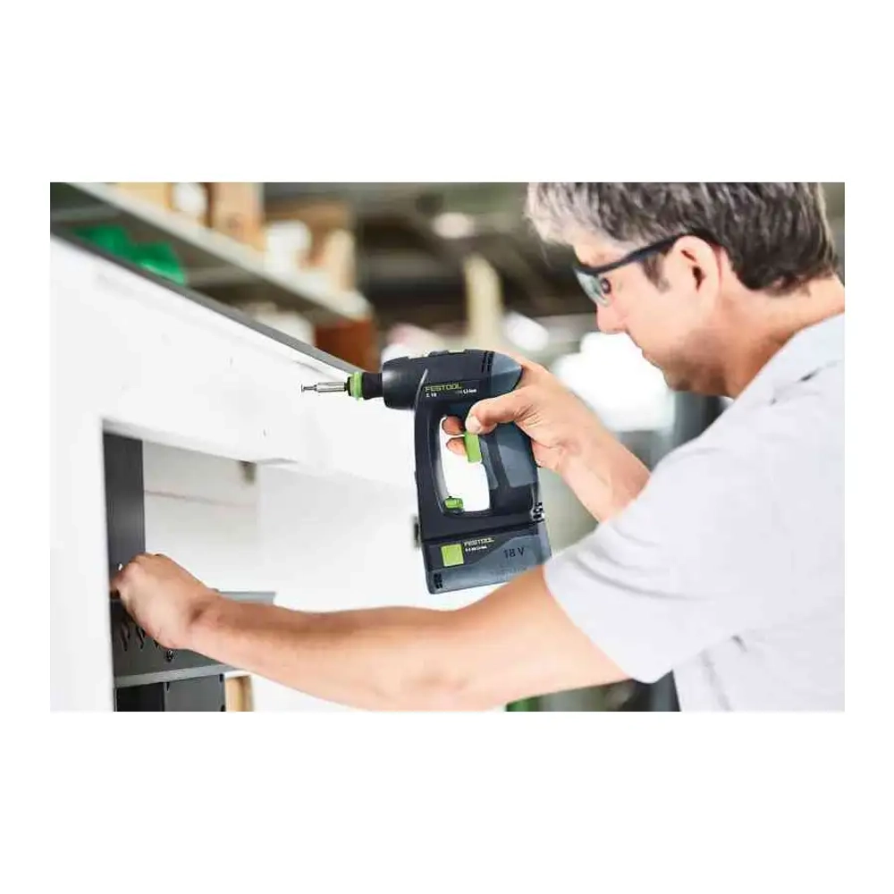 Аккумуляторная дрель-шуруповёрт C 18 Li 5,2-Set FESTOOL 575672