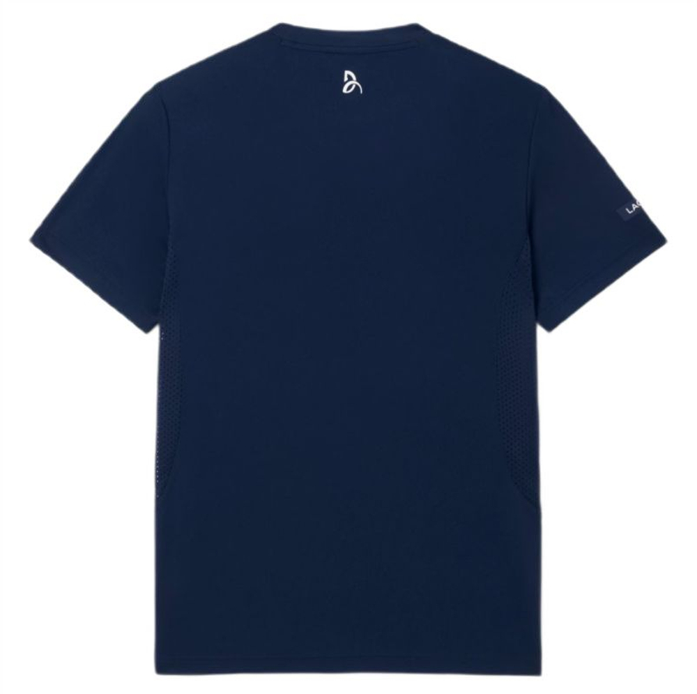 Мужская теннисная футболка Lacoste Tennis x Novak Djokovic - navy blue