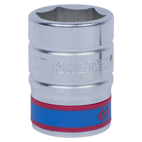 KING TONY (633527M) Головка торцевая стандартная шестигранная 3/4", 27 мм