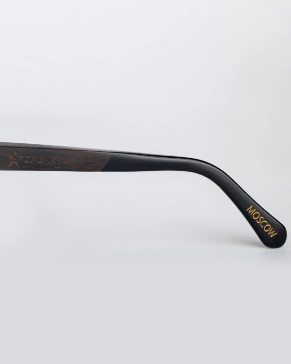 Очки солнцезащитные Protection 7 black wood / dark grey - фото 7