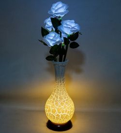 LP-07 Розы в вазе с LED-подсветкой