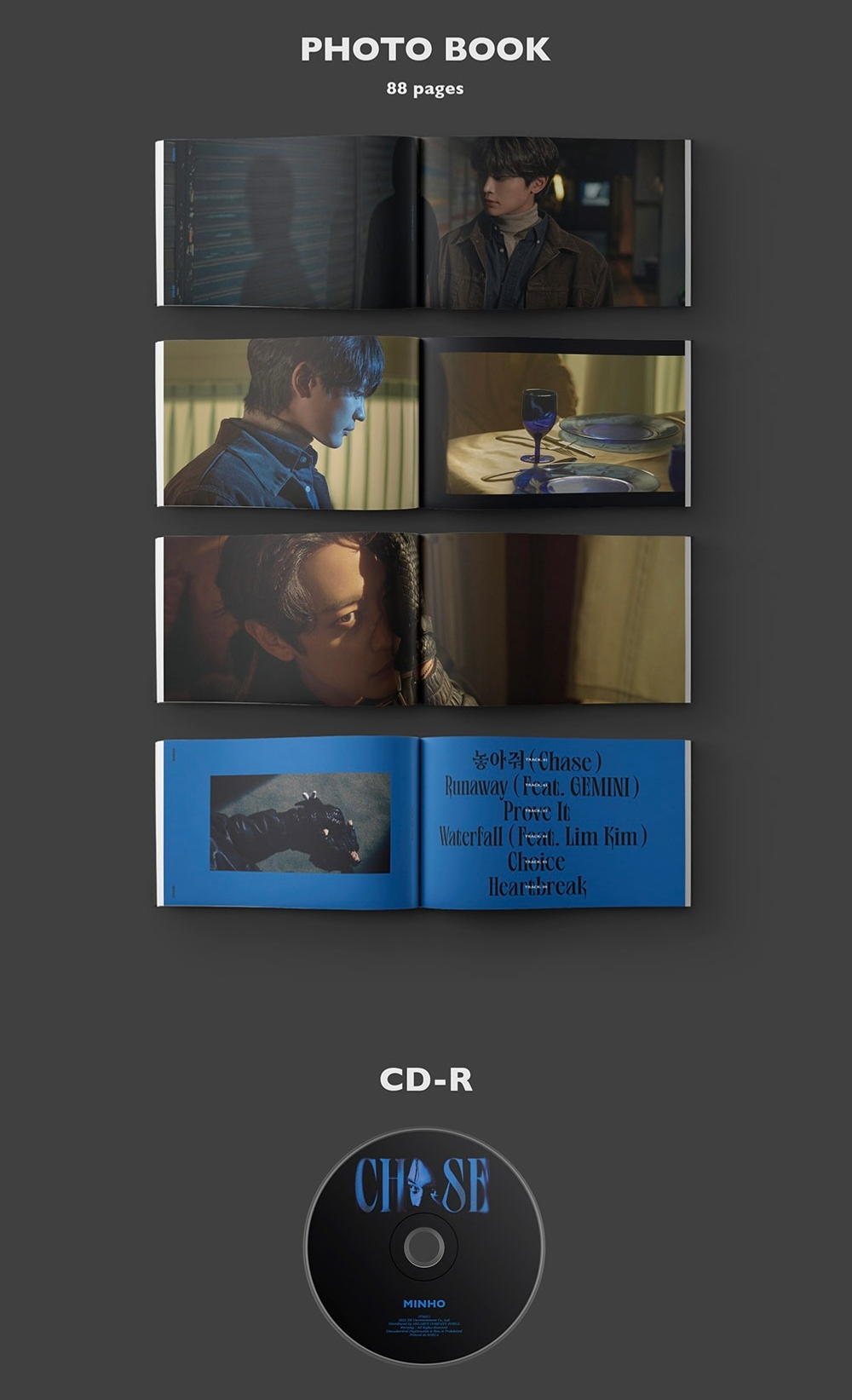 Альбом MINHO (SHINee) - CHASE (Photo Book Ver.)